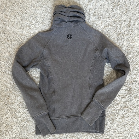 Lululemon Cuddle Up Jacket Heathered Blurred Grey / Blurred Grey - Glitter! - Picture 3 of 10